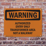 Authorized Entry Only Transformer Area