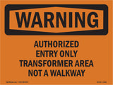 Authorized Entry Only Transformer Area