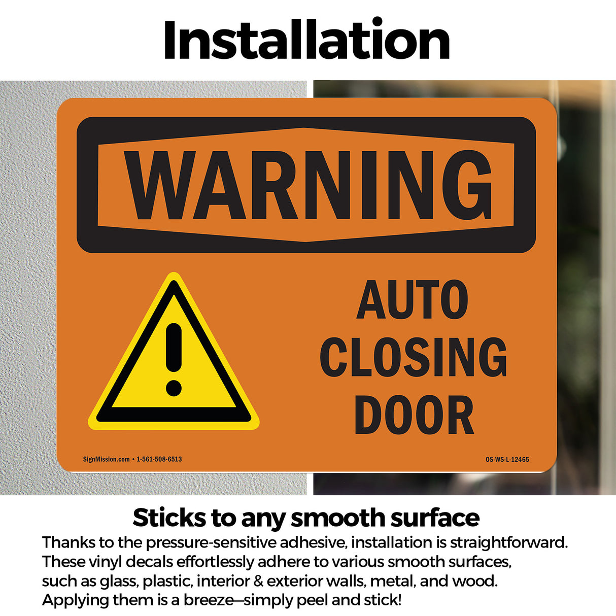 Auto Closing Door