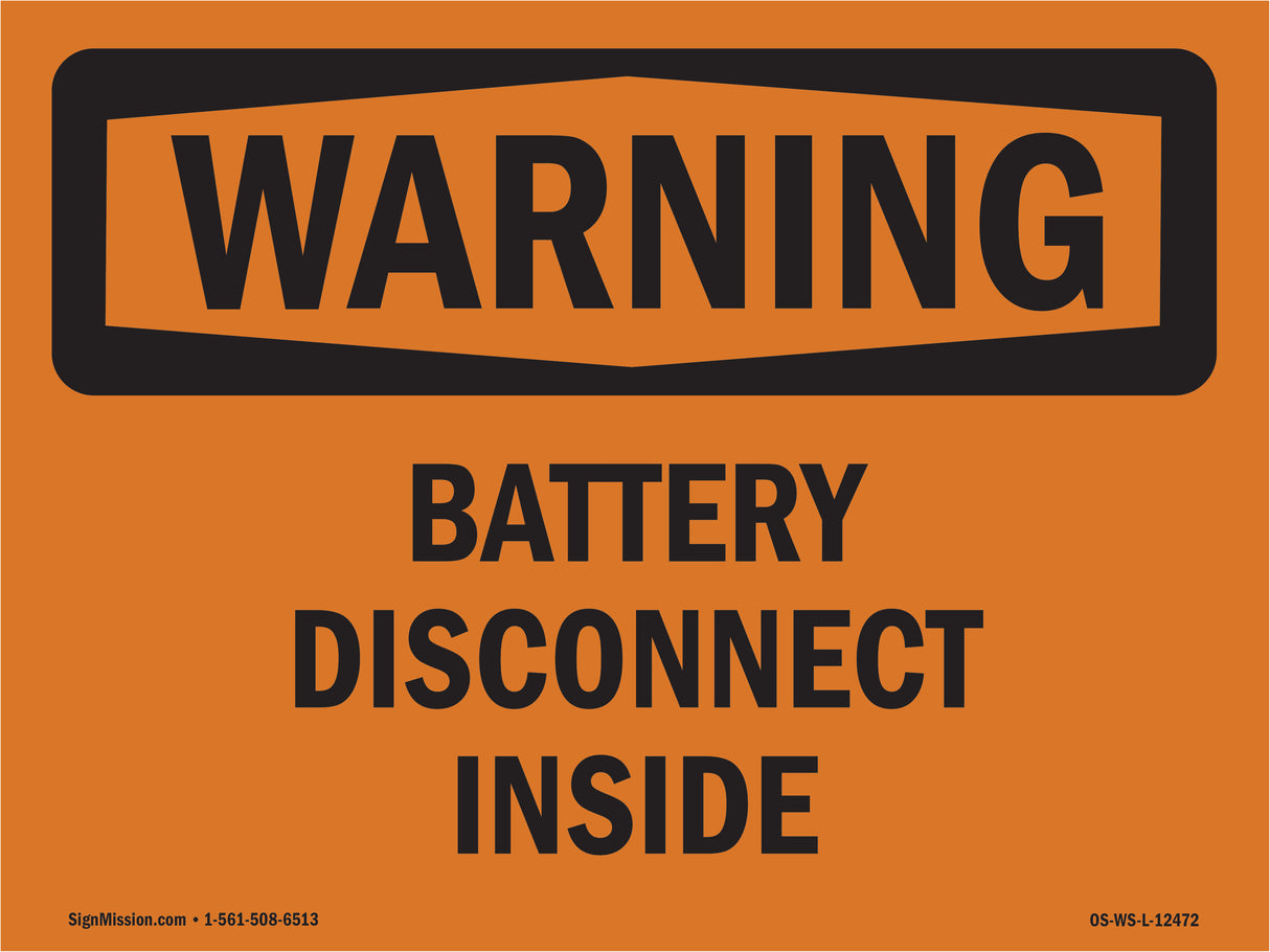 Battery Disconnect Inside