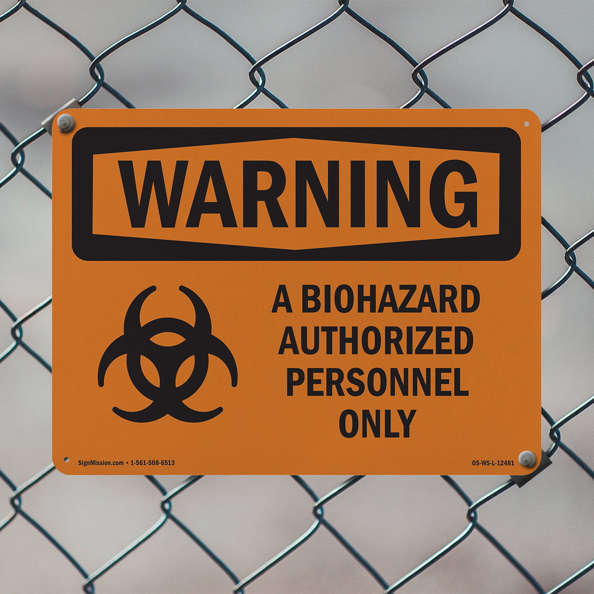 Biohazard Authorized Personnel Only