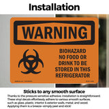 Biohazard No Food Or Drink