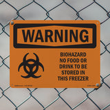 Biohazard No Food Or Drink Bilingual