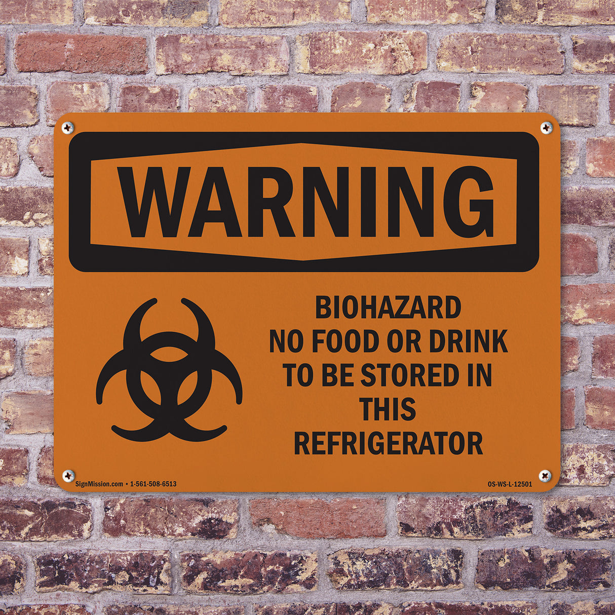 Biohazard No Food Or With Symbol