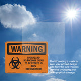 Biohazard No Food Or With Symbol