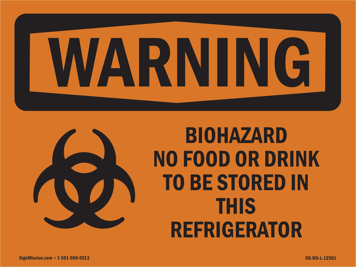 Biohazard No Food Or With Symbol
