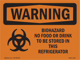 Biohazard No Food Or With Symbol