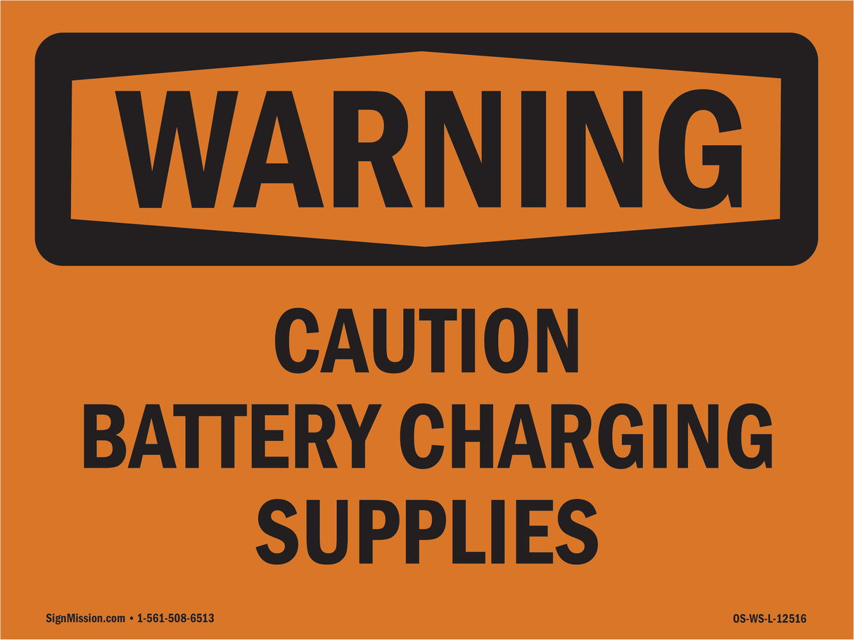 Caution Battery Charging