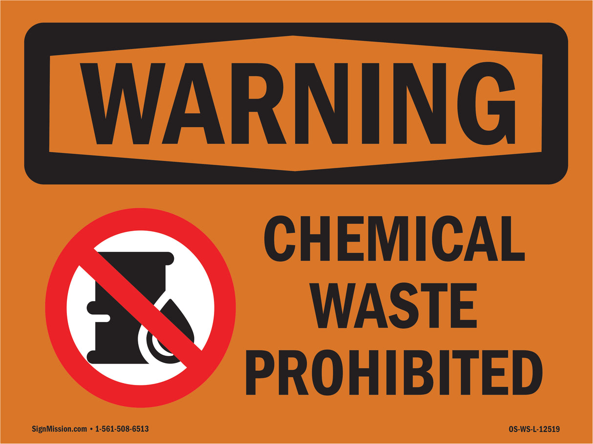 Chemical Waste Prohibited