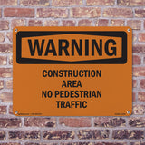 Construction Area No Pedestrian