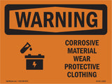 Corrosive Material Wear Protective Clothing
