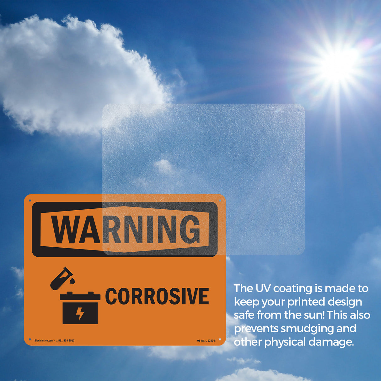 Corrosive - Material Corrosivo Bilingual