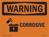 Corrosive - Material Corrosivo Bilingual
