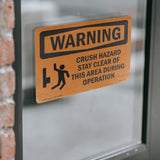 Crush Hazard Stay Clear