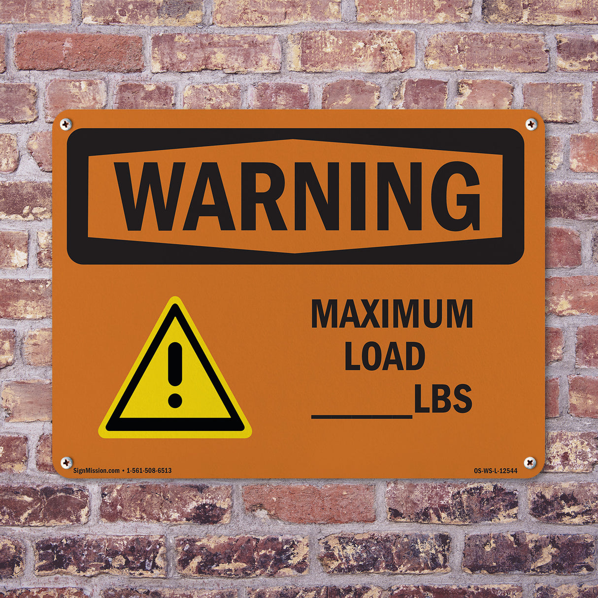 Custom Maximum Load - Lbs