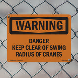 Danger Keep Clear Of Swing Radius