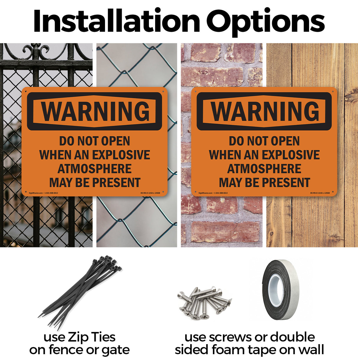 Do Not Open Explosive Atmosphere