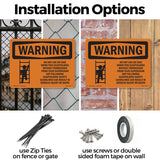 Do Not Use Or Take Down This Scaffolding