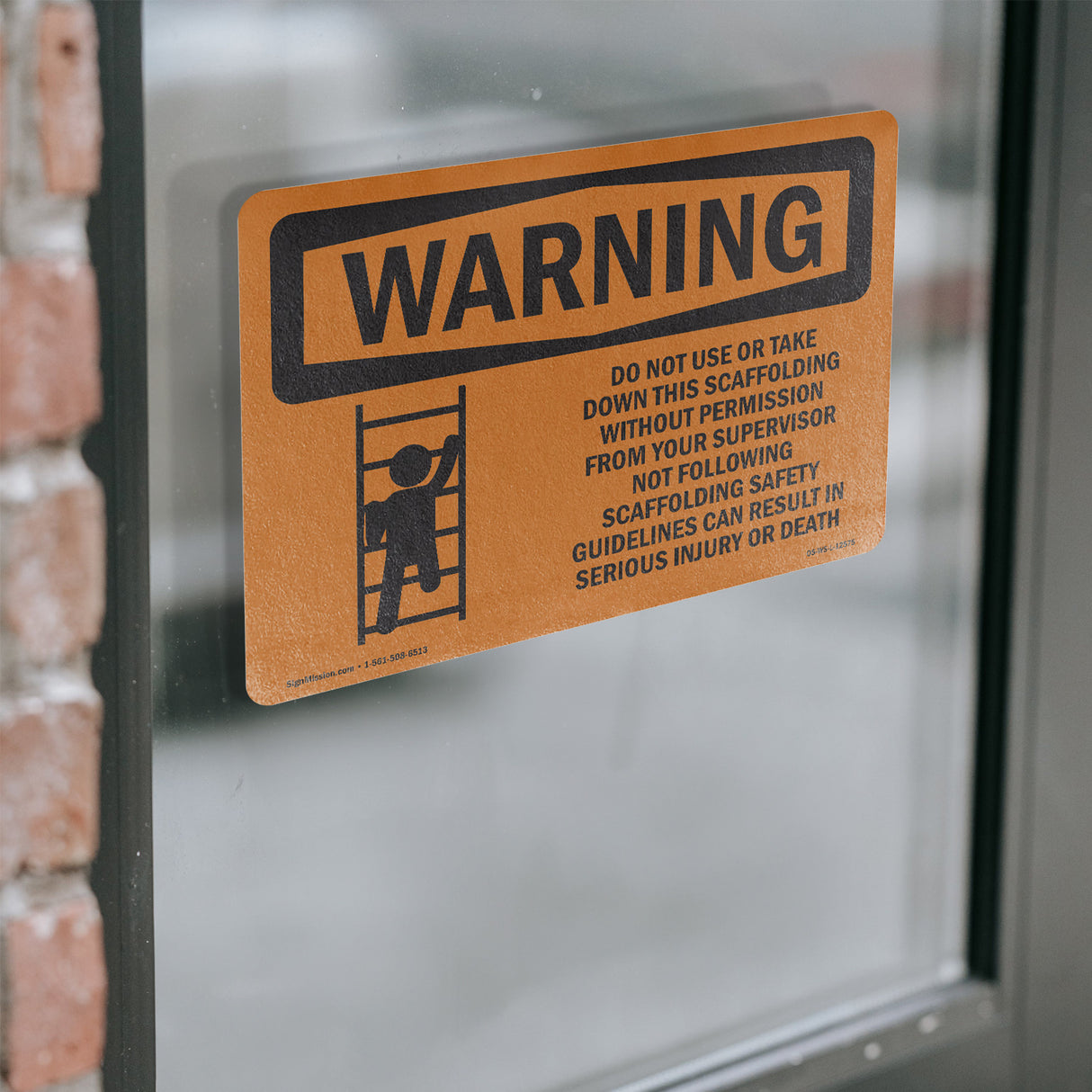 Do Not Use Or Take Down This Scaffolding