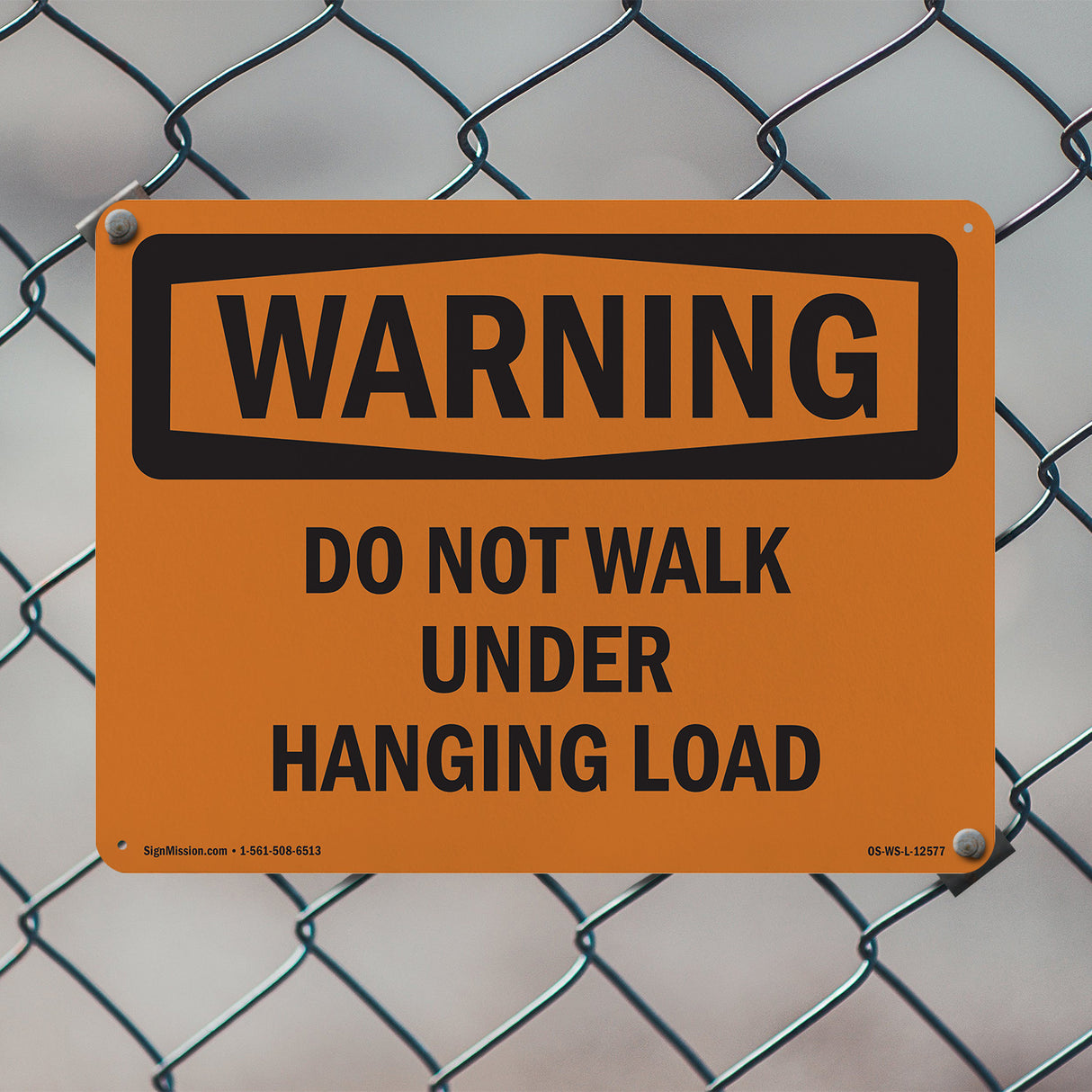 Do Not Walk Under Hanging Load