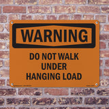 Do Not Walk Under Hanging Load