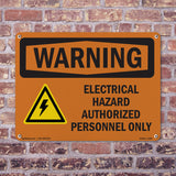 Electrical Hazard Authorized With Symbol