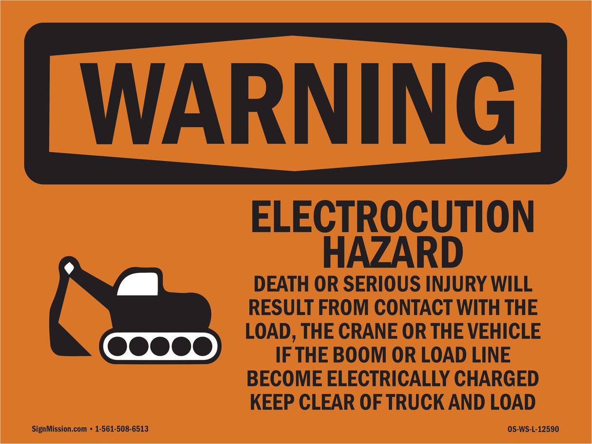 Electrocution Hazard Crane