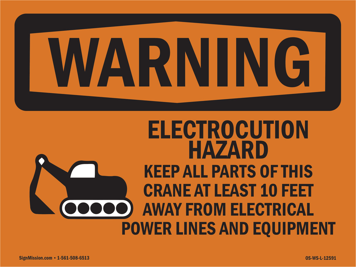 Electrocution Hazard Crane