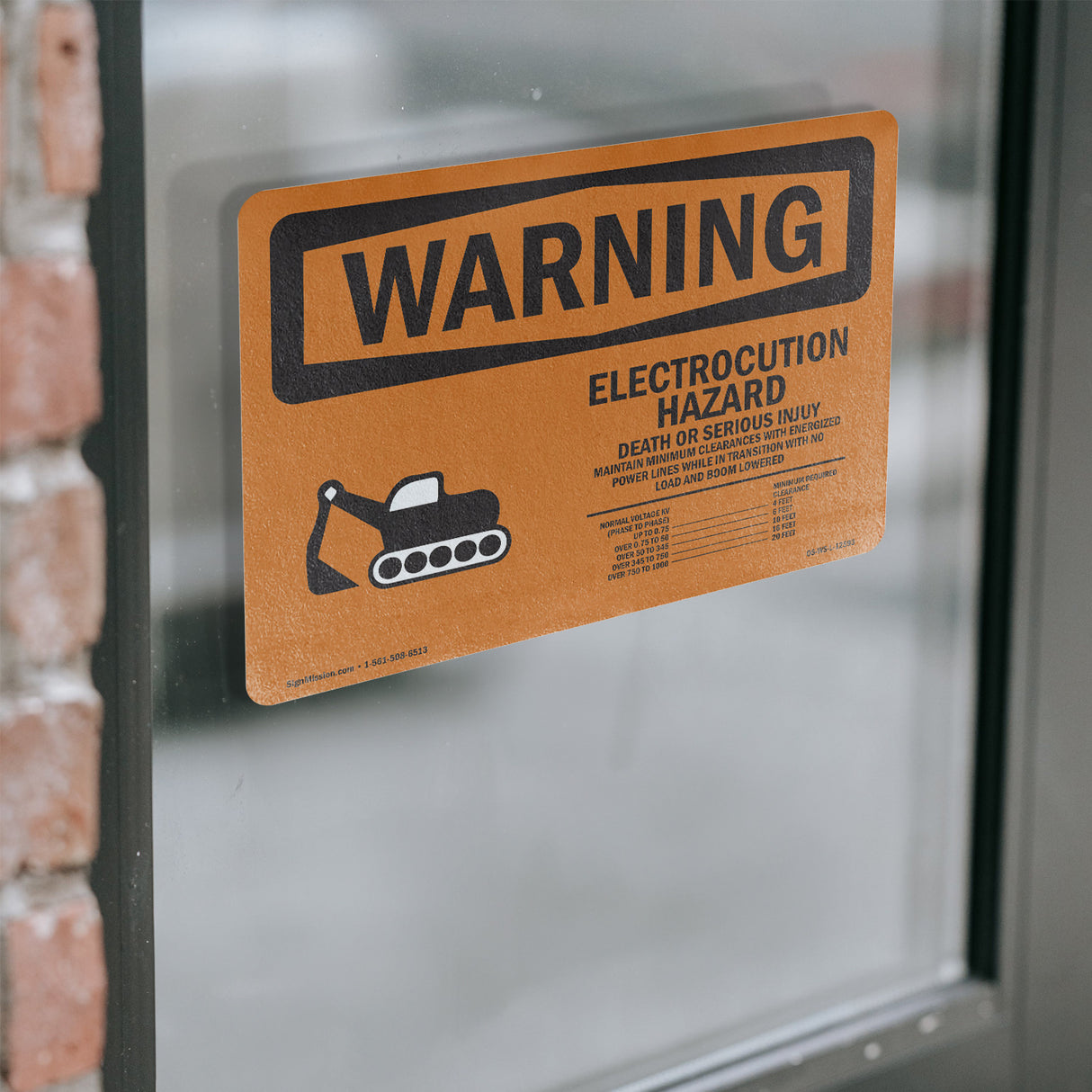 Electrocution Hazard Crane