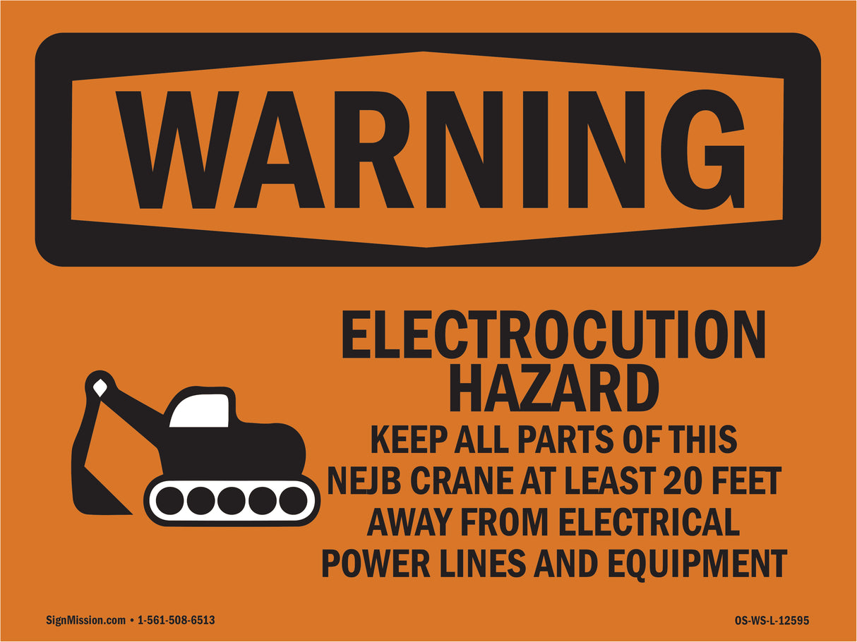 Electrocution Hazard Crane