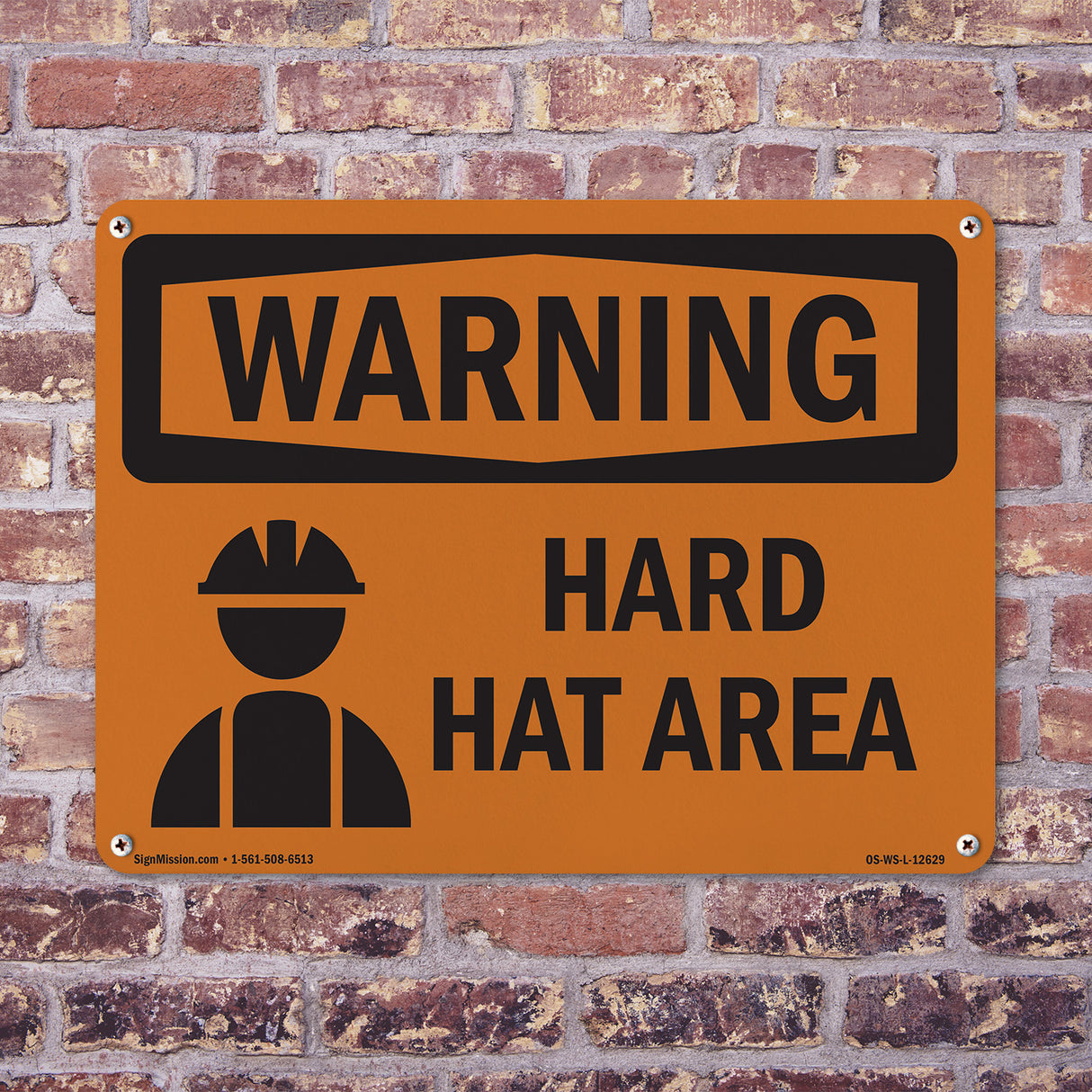 Hard Hat Area Bilingual