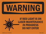 If Red Light Is On Laser With Symbol