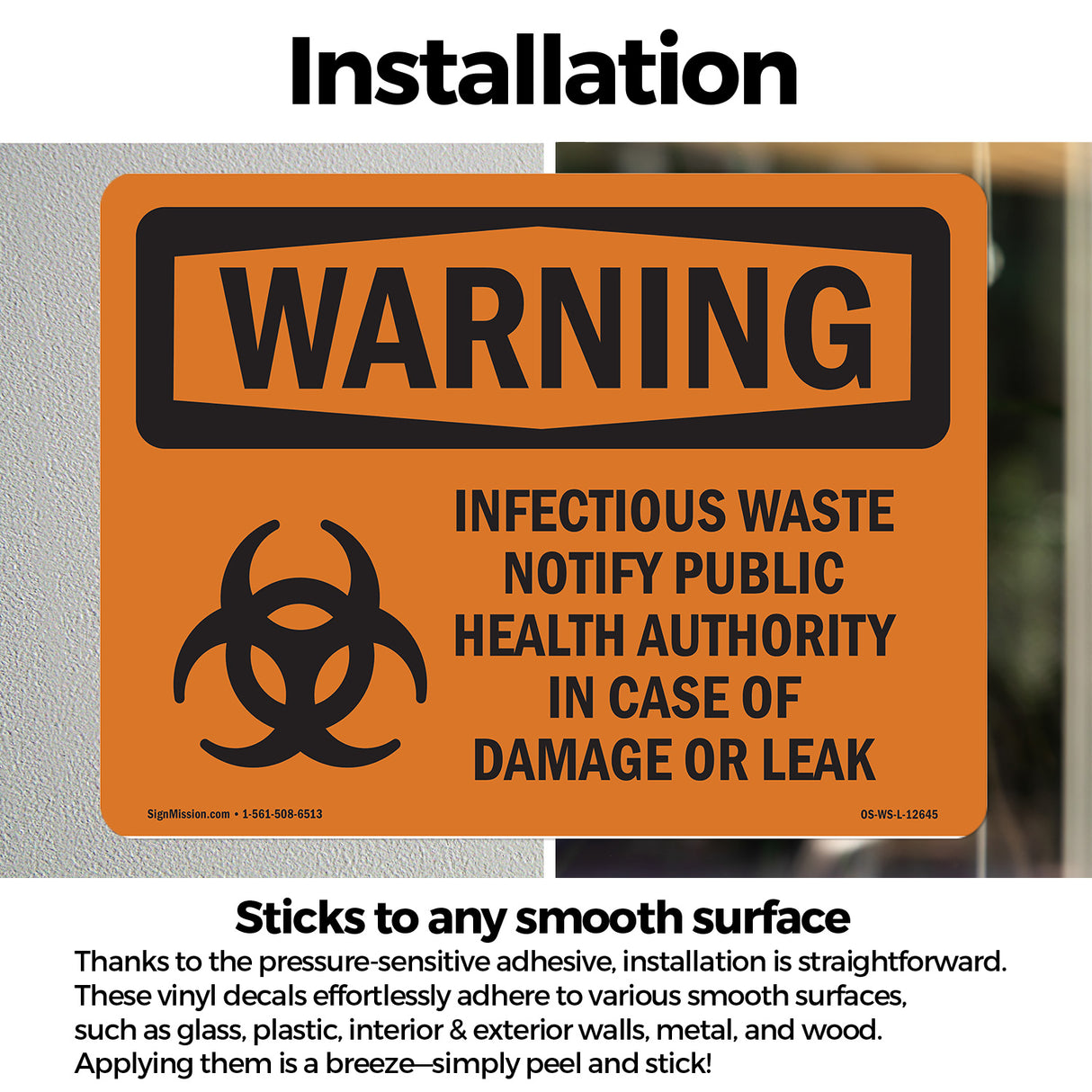 Infectious Waste Notify Damage Or Leak