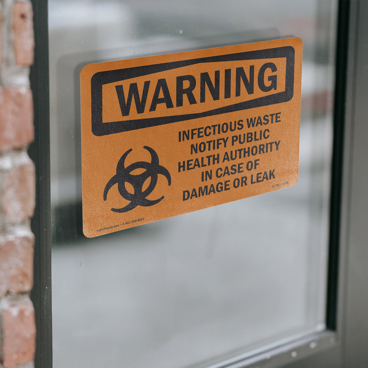 Infectious Waste Notify Damage Or Leak