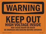 Keep Out High Voltage Inside