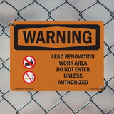Lead Renovation Work With Symbol