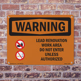 Lead Renovation Work With Symbol