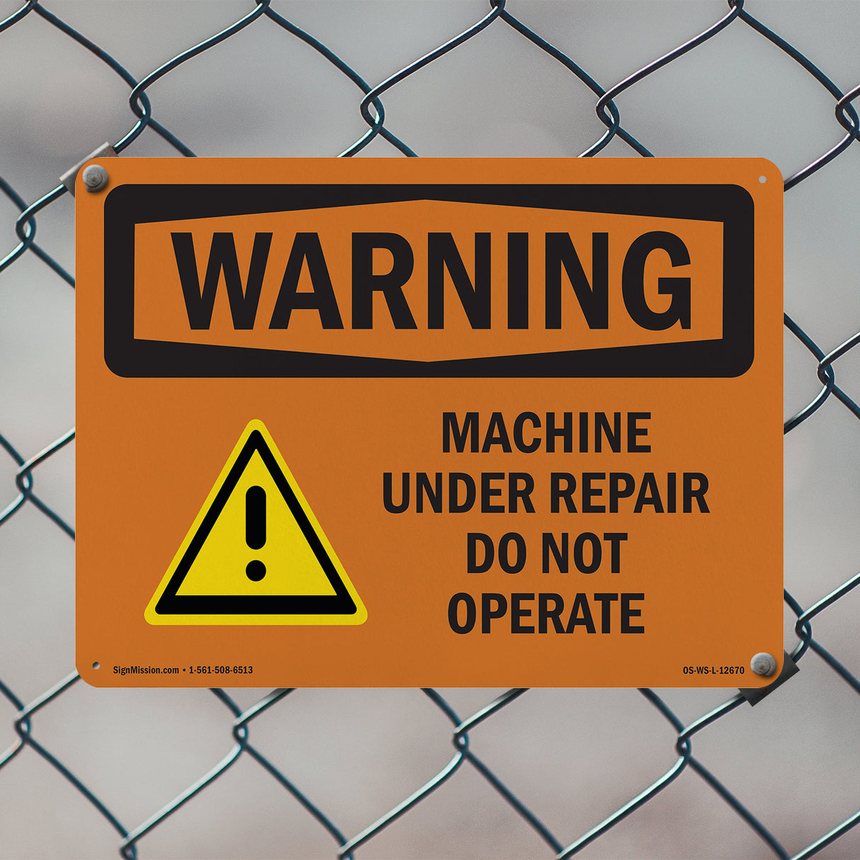 Machine Under Repair Do Not Operate