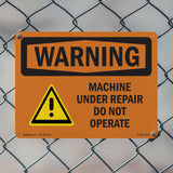 Machine Under Repair Do Not Operate
