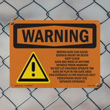 Moving Gate Can Cause Serious Injury