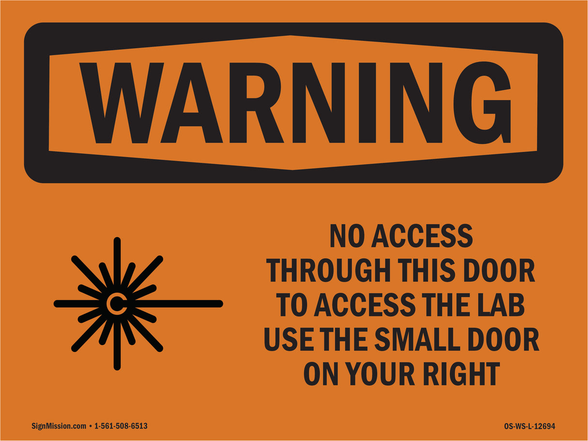 No Access Through This Door