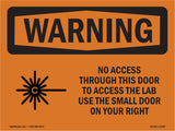 No Access Through This Door