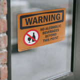 No Alcoholic Beverages Beyond This Point
