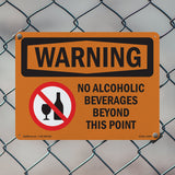 No Alcoholic Beverages Beyond This Point
