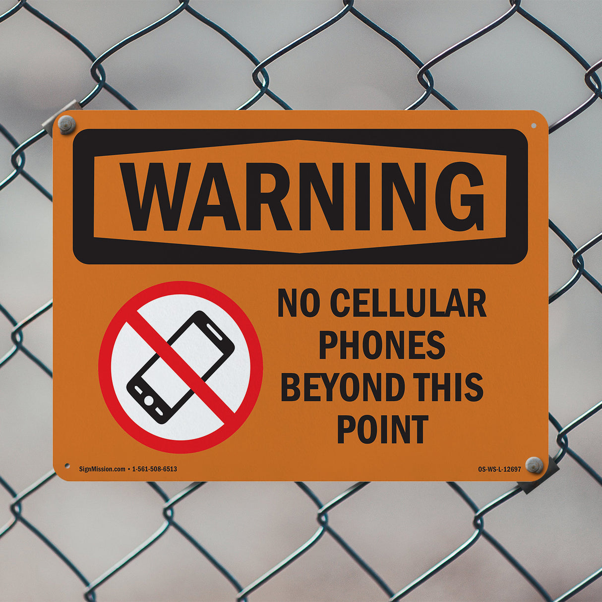 No Cellular Phones Beyond This Point
