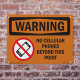 No Cellular Phones Beyond This Point