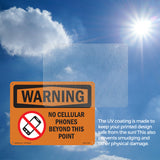 No Cellular Phones Beyond This Point