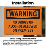 No Drugs Or Alcohol Allowed On Premises