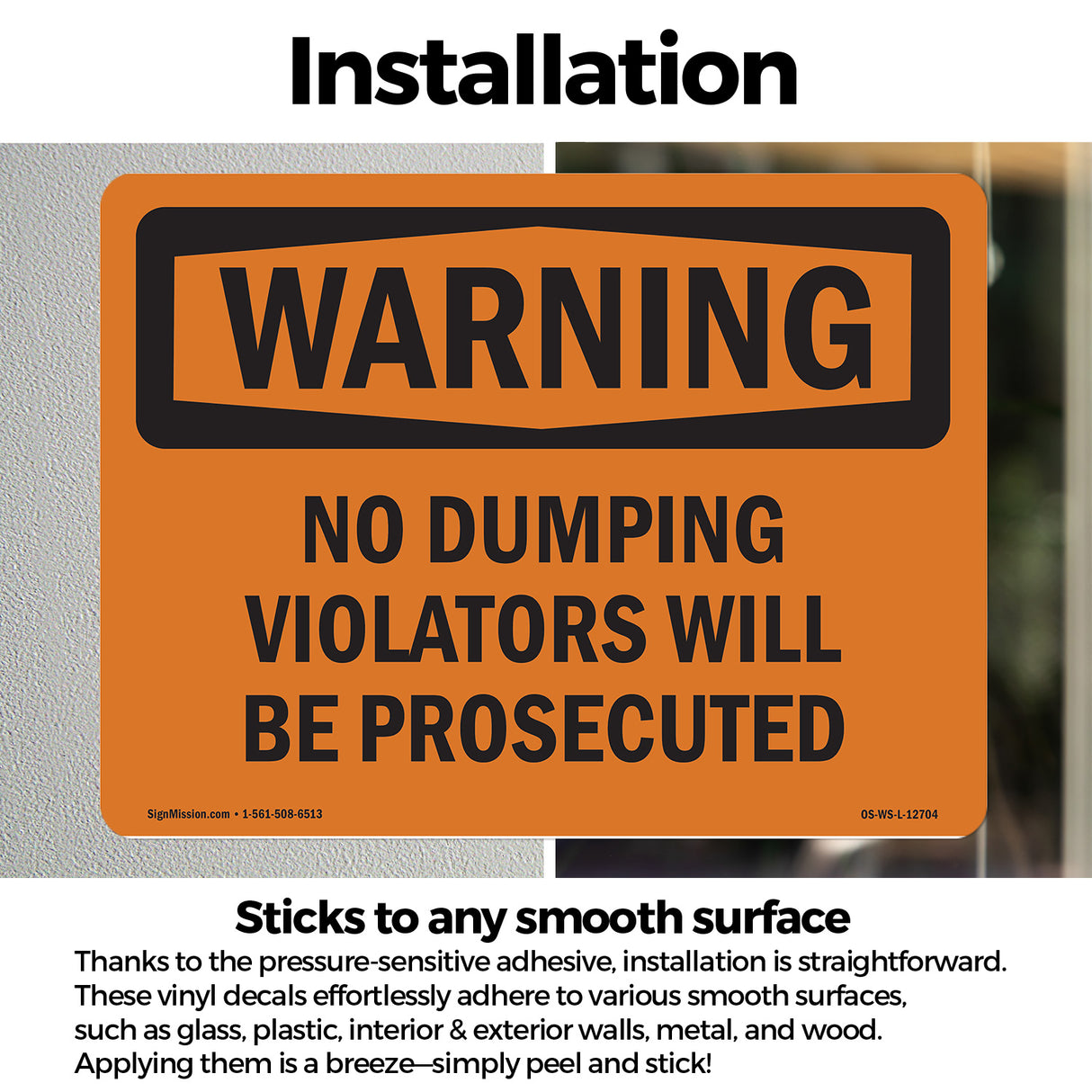No Dumping Violators Prosecuted Spanish