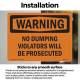 No Dumping Violators Prosecuted Spanish